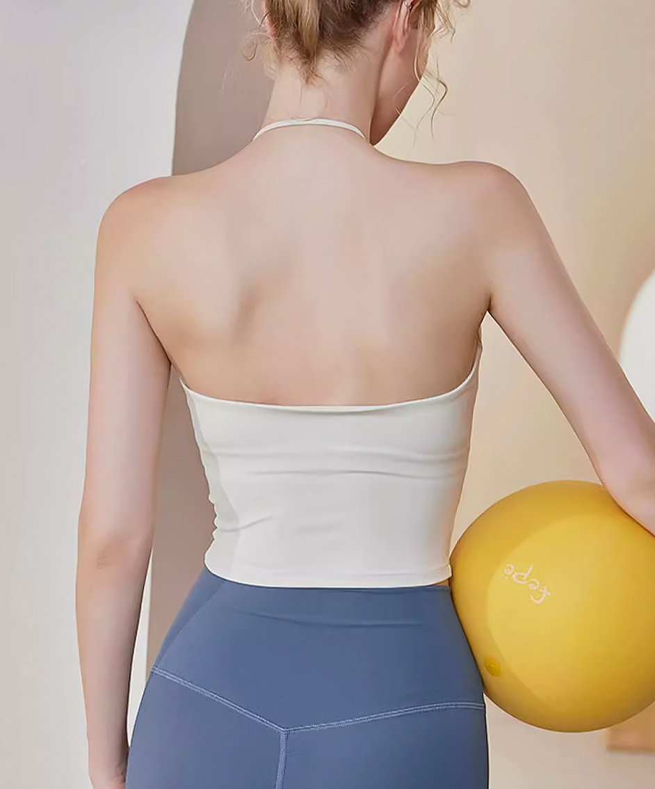 Eco Round Halter Bra Top