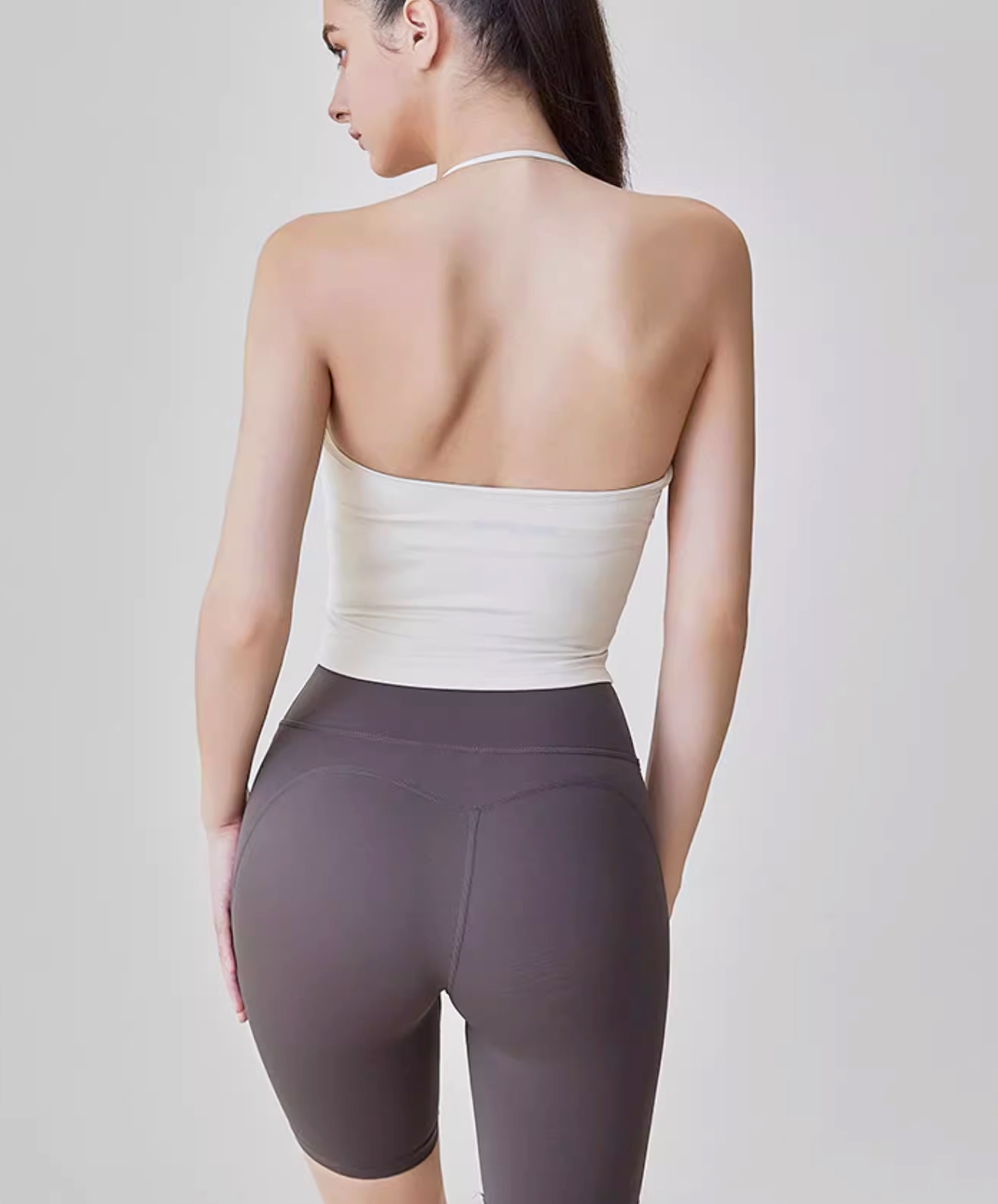 Eco Round Halter Bra Top
