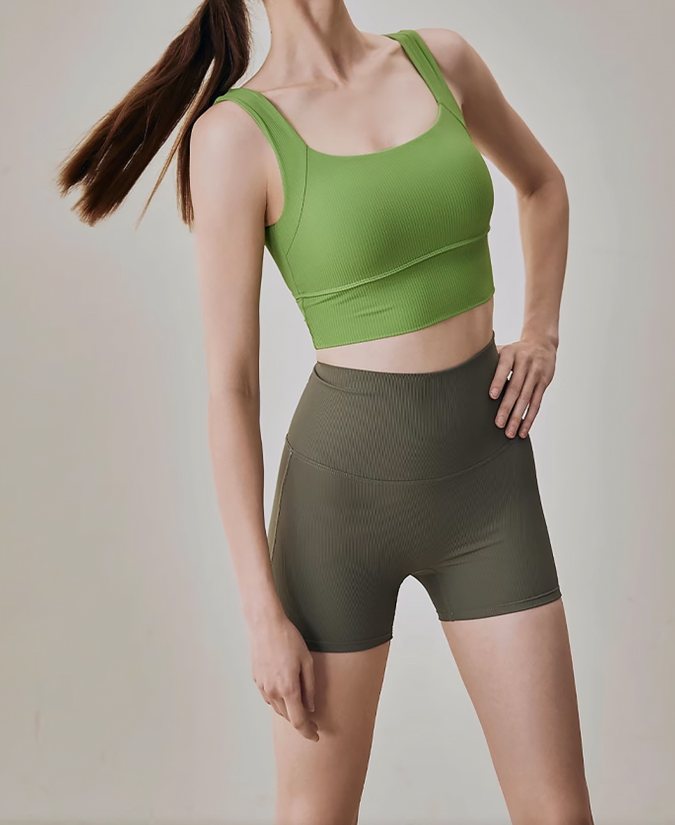 Back Cross Shorts Leggings