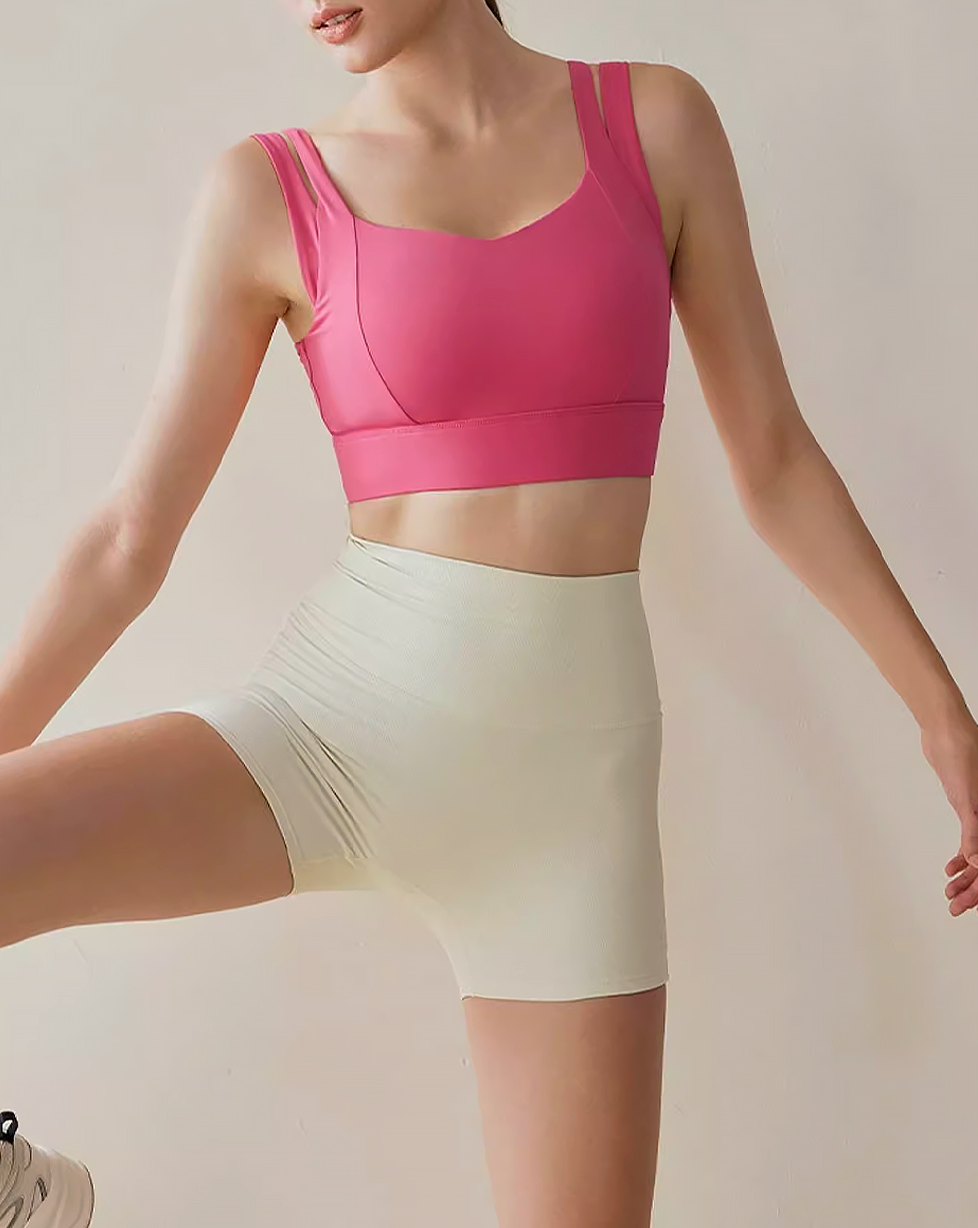 Back Cross Shorts Leggings