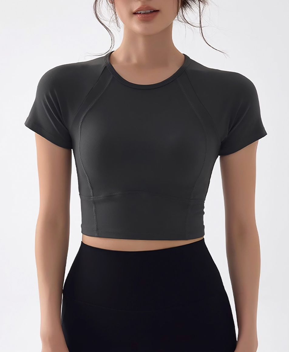 Arcline crop short sleeve