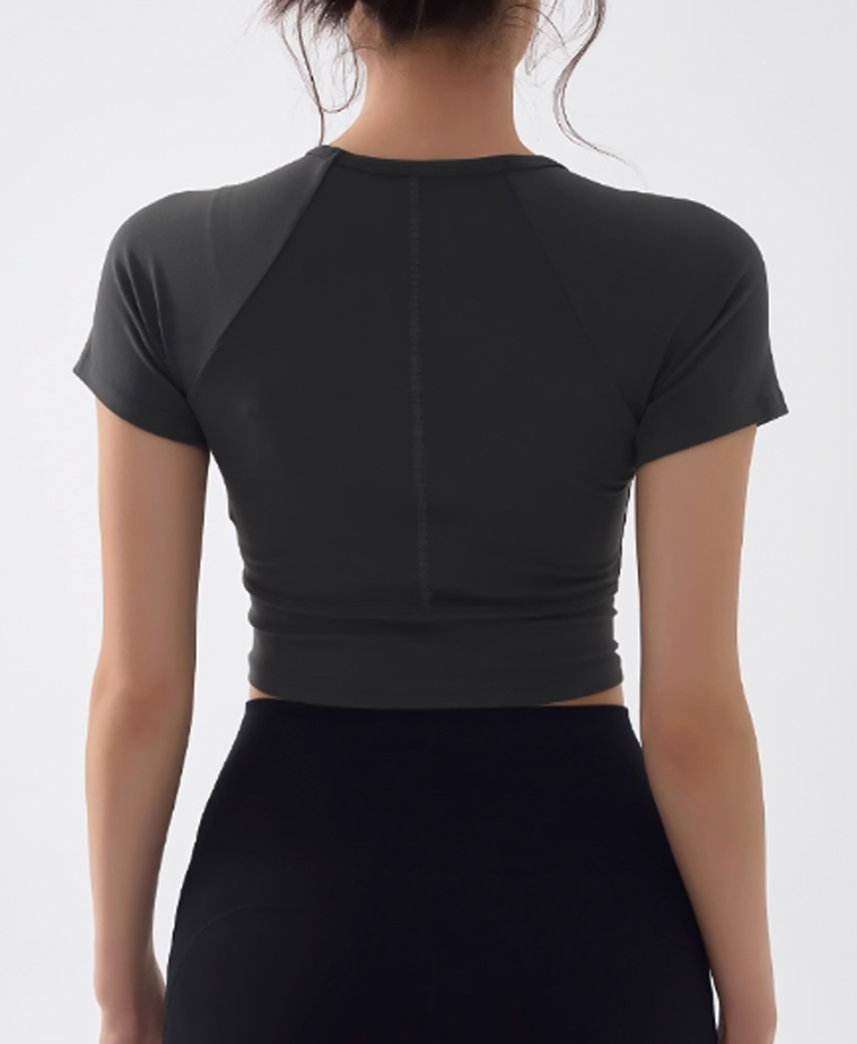 Arcline crop short sleeve