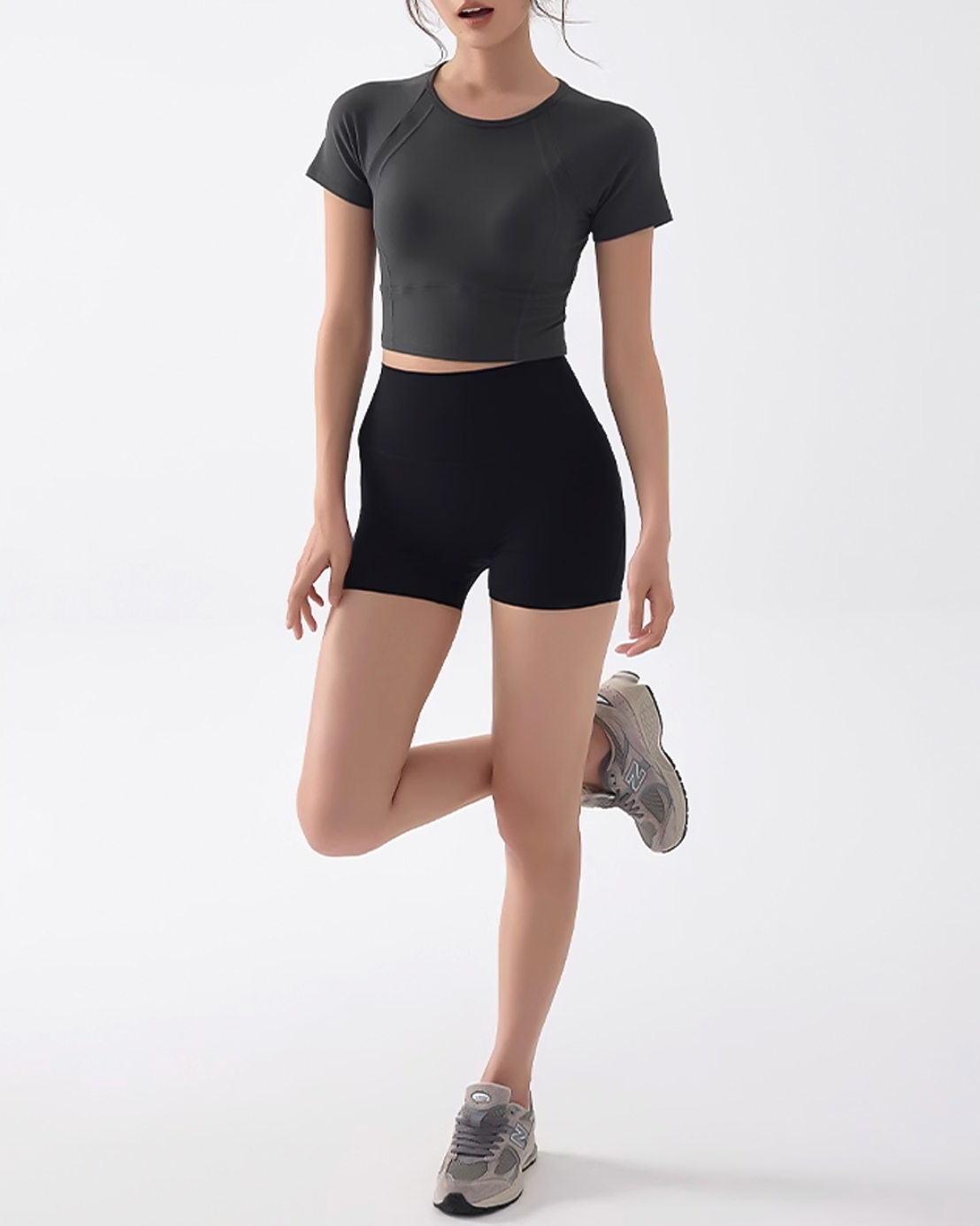 Arcline crop short sleeve