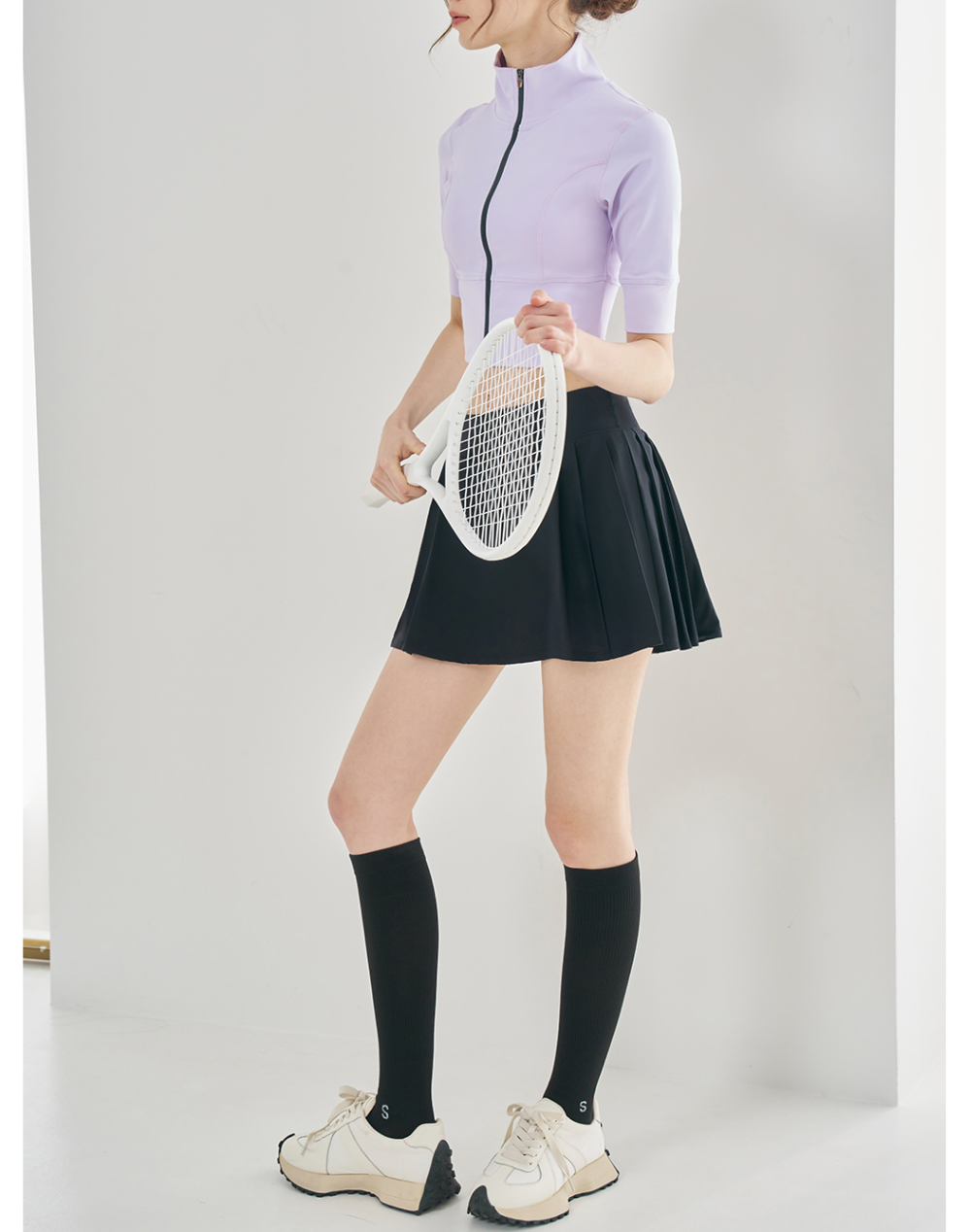 Labelle Crop Zip-up