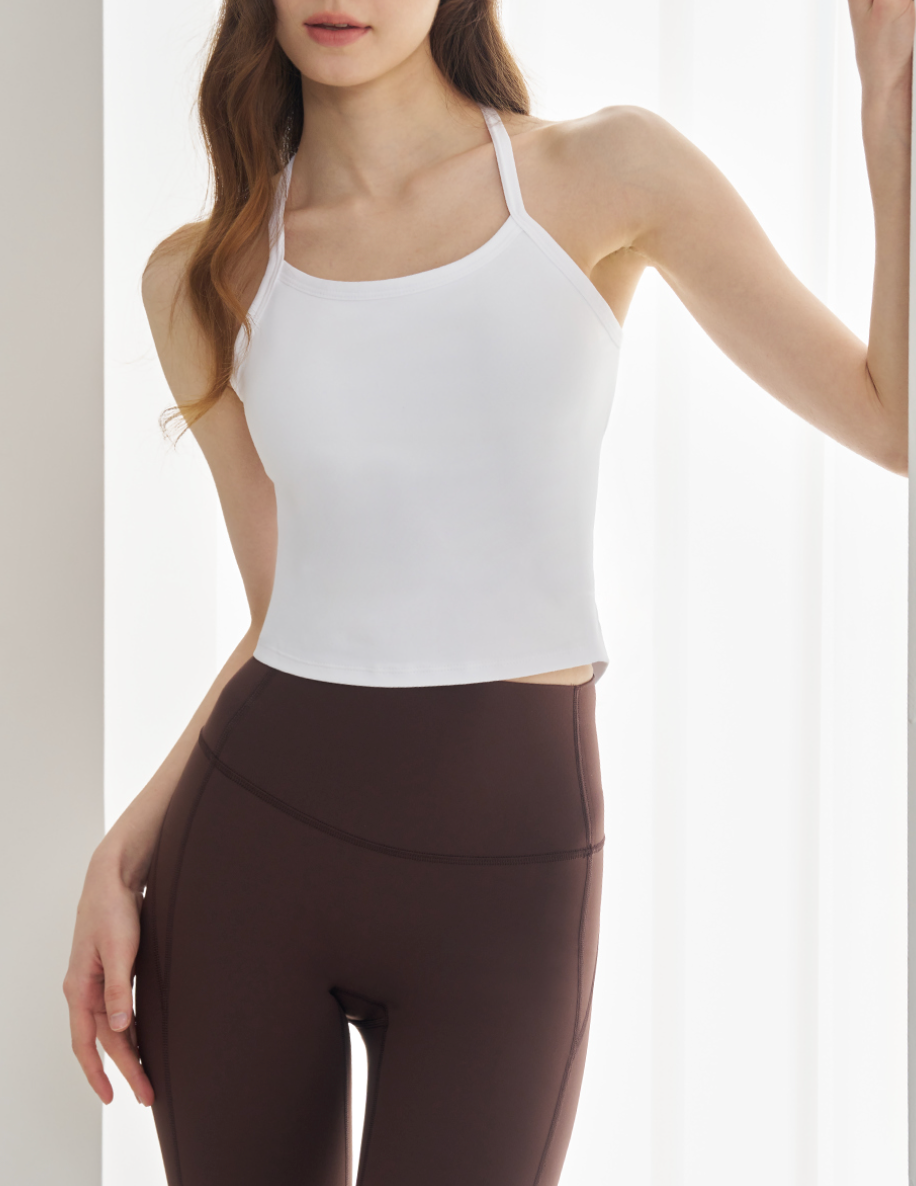 Back Diamond Strap Bra Top