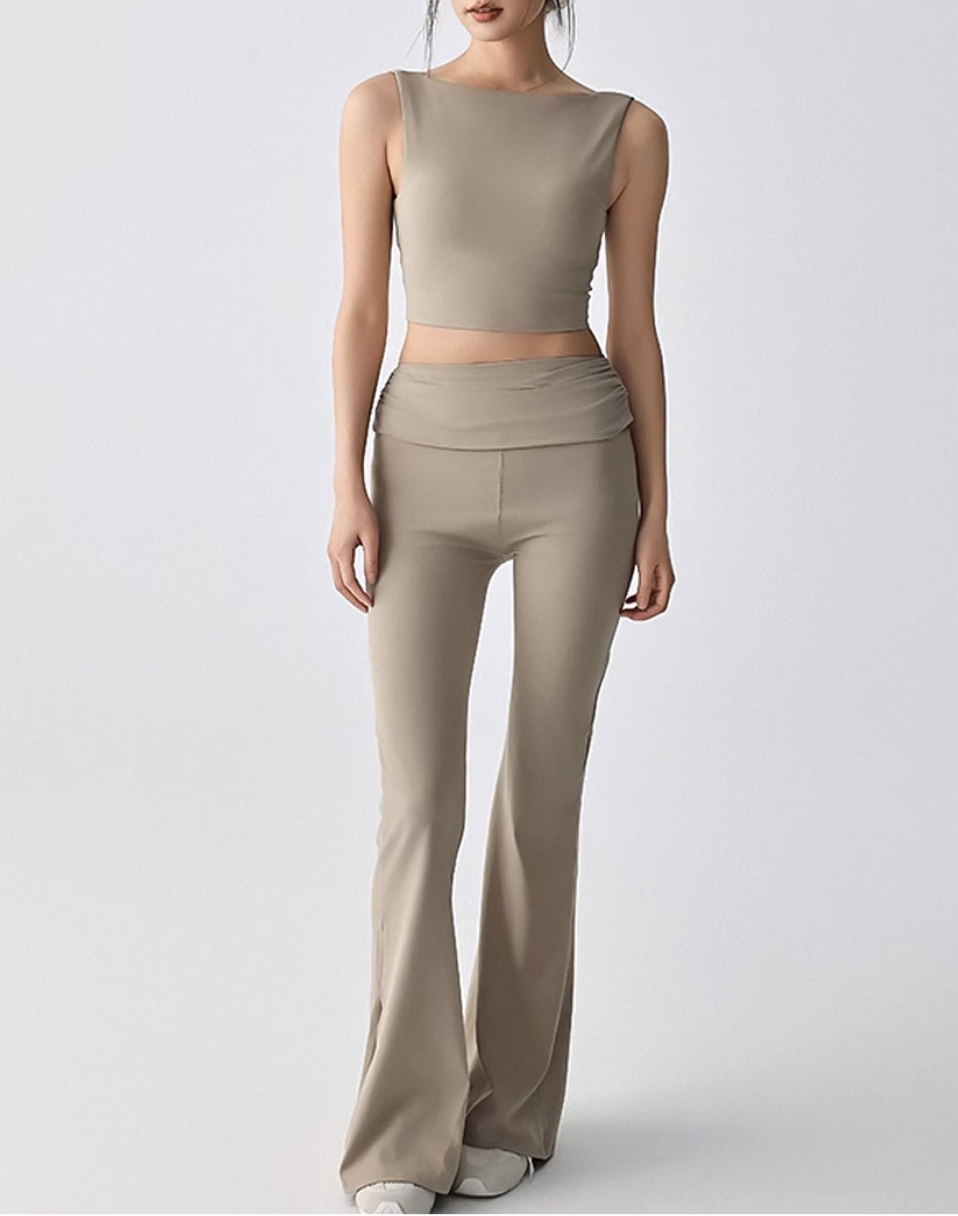 Bellis Open Back Sleeveless Top