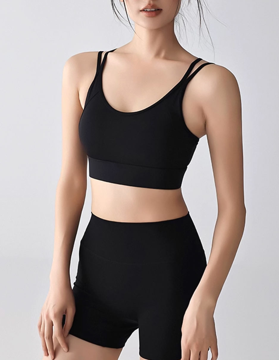 Cross Back Hook Bra Top