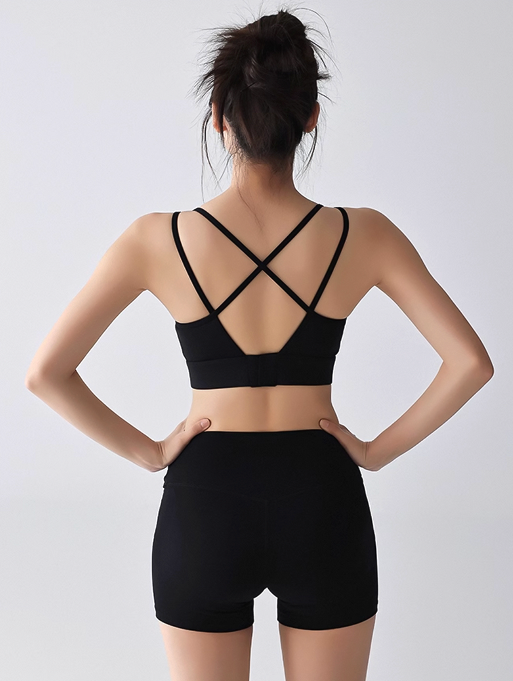 Cross Back Hook Bra Top