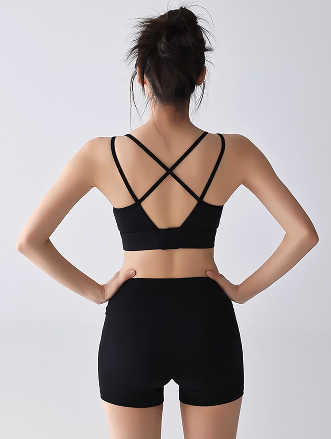 Cross Back Hook Bra Top