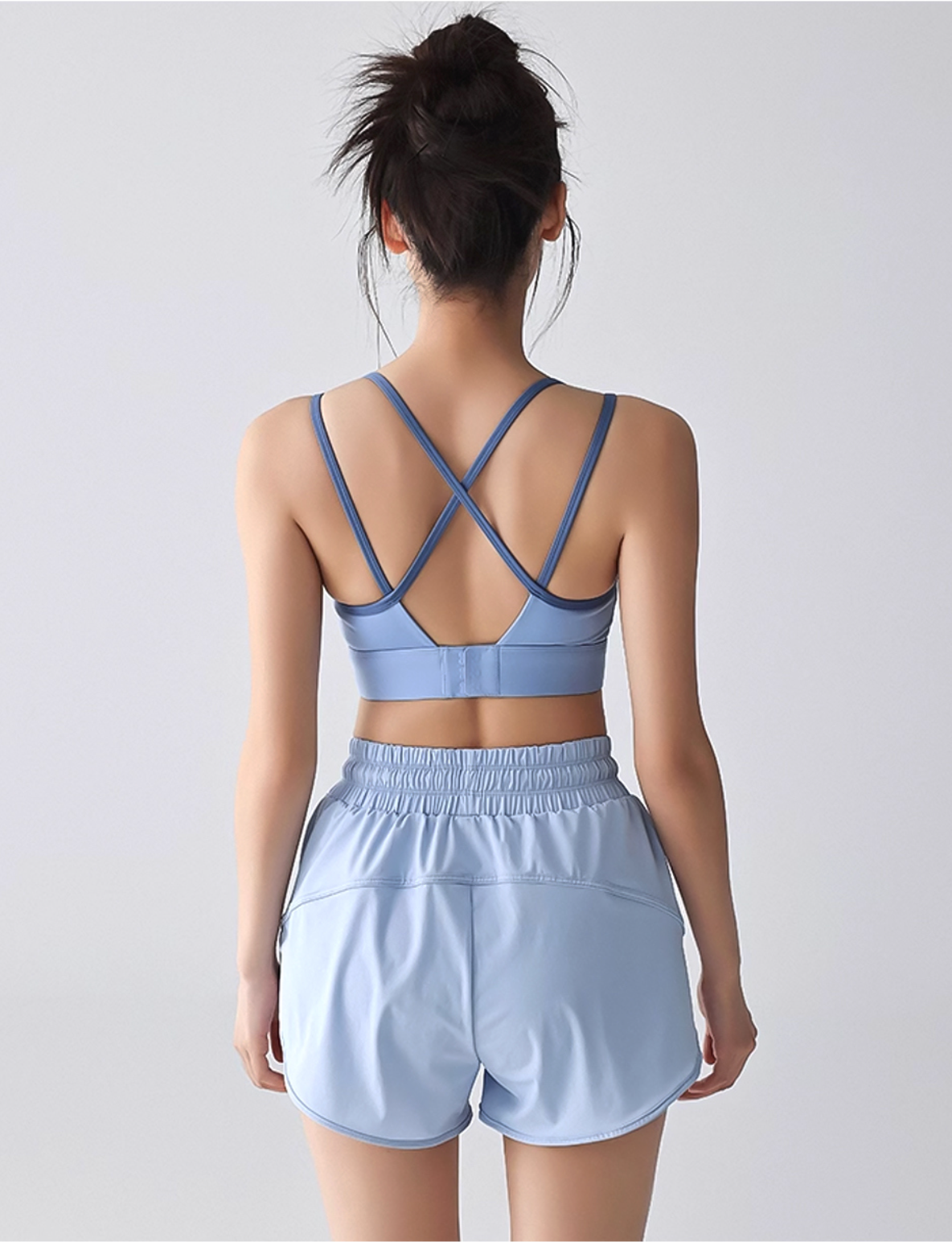 Cross Back Hook Bra Top