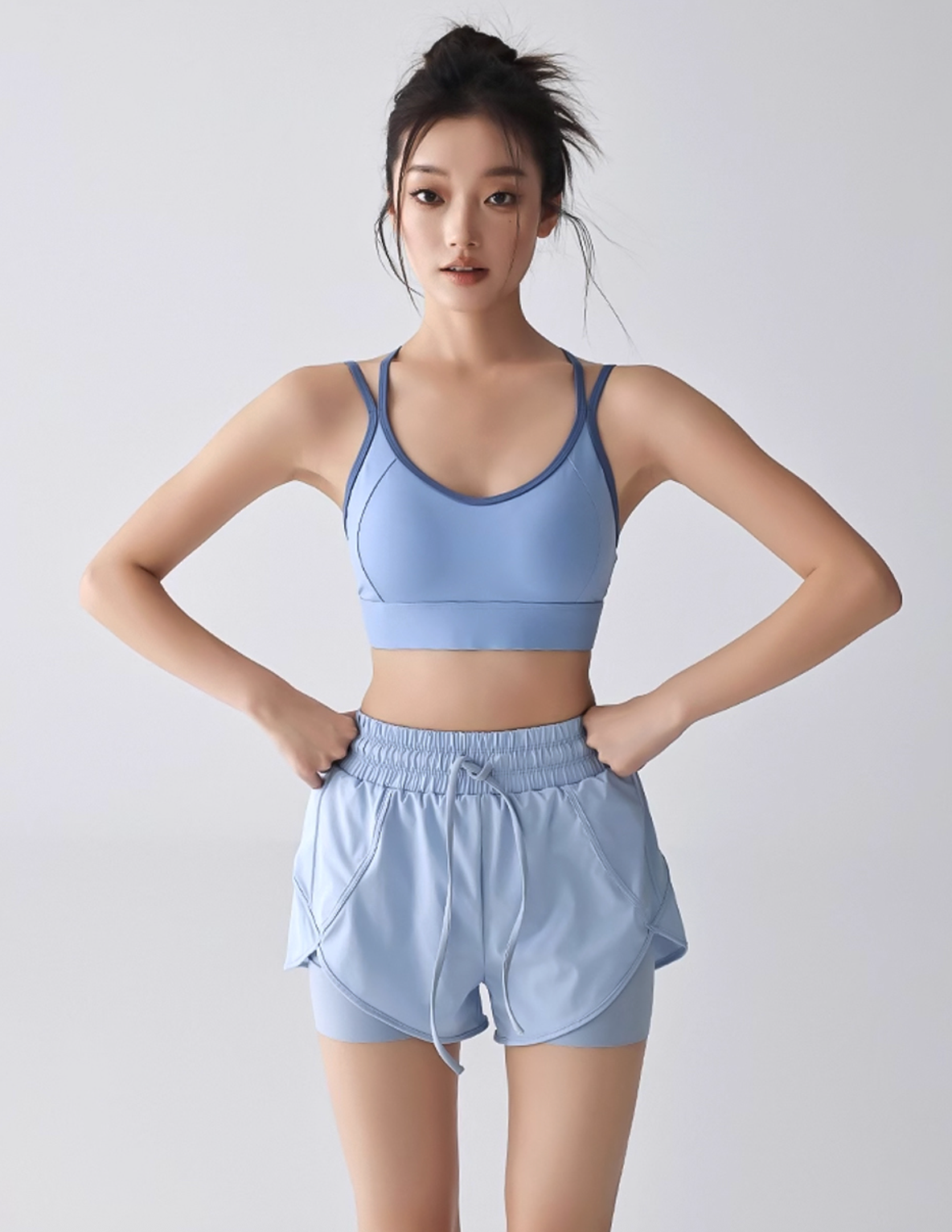 Cross Back Hook Bra Top