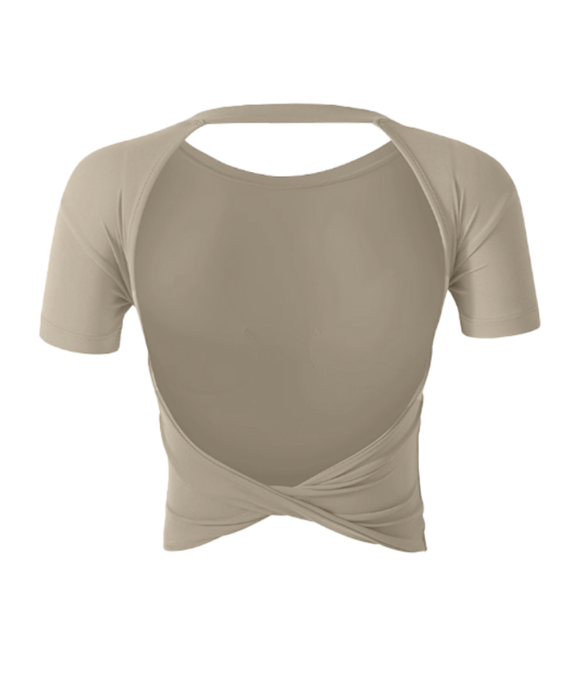 Rain Backless Crop Top