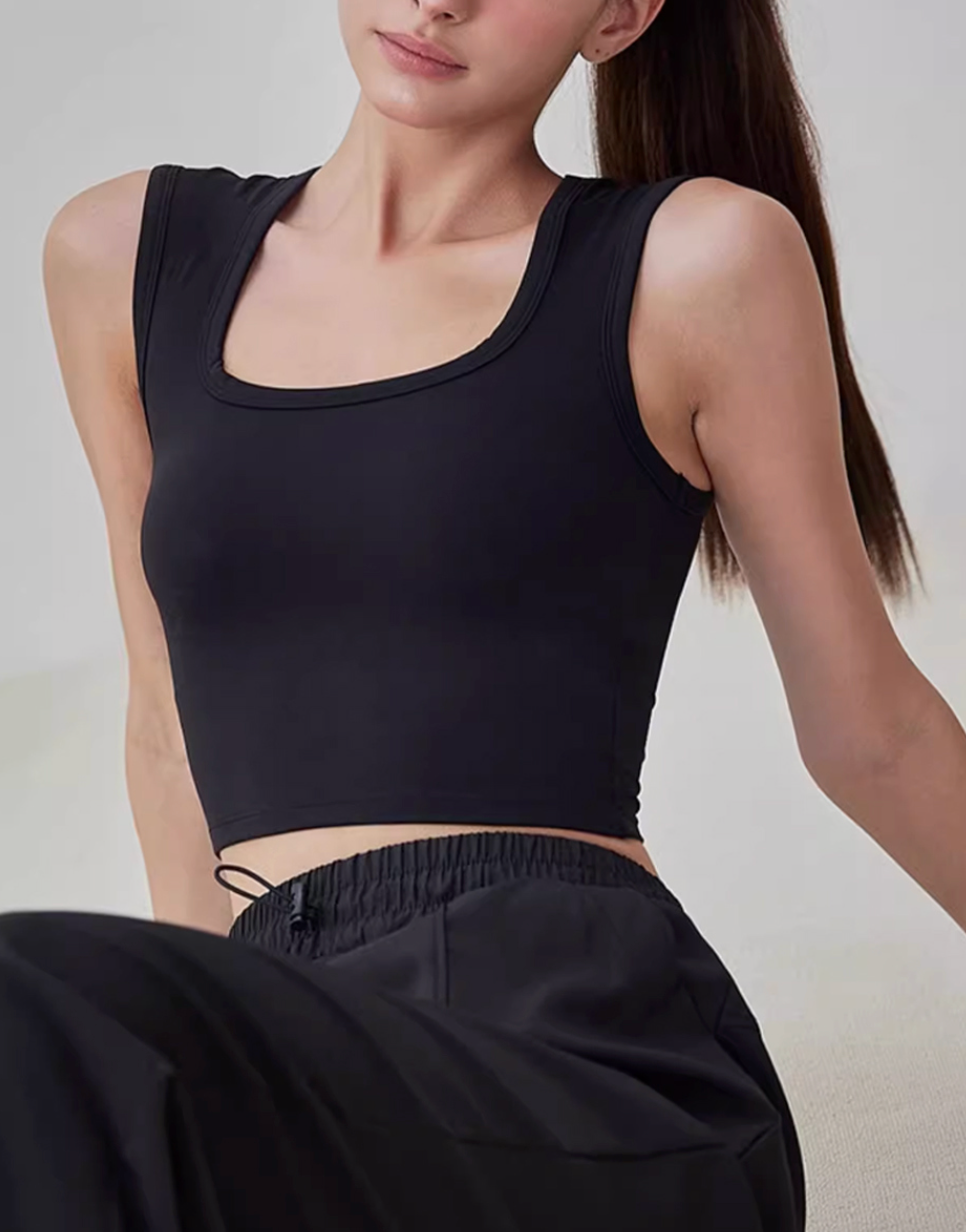Honey Square Sleeveless Top