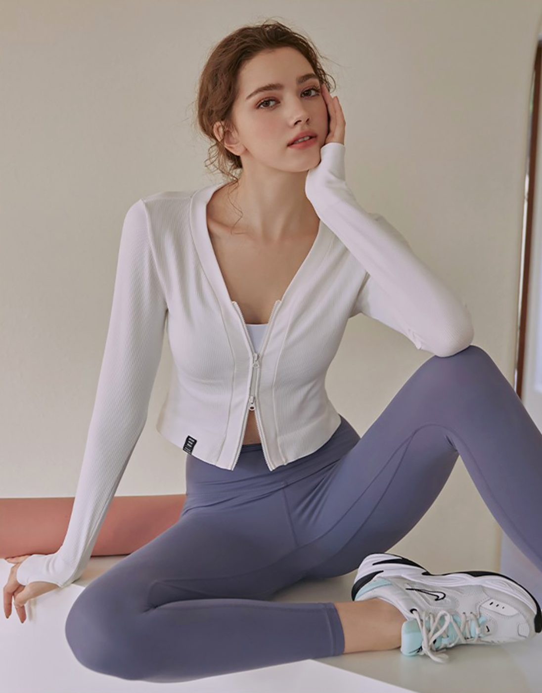 Waze Zipper Long Sleeve Cardigan
