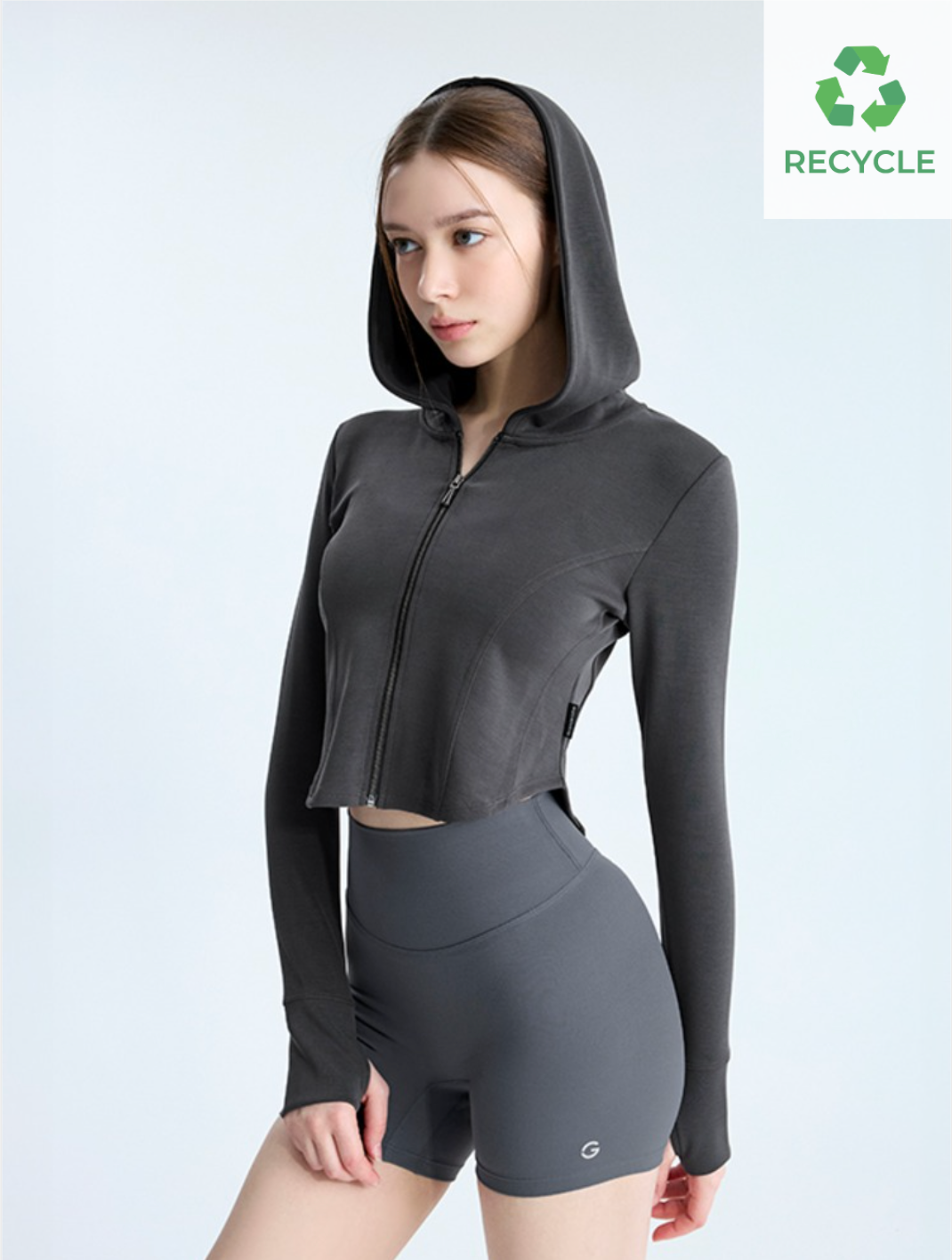 Recycle Line Hood Zip Up