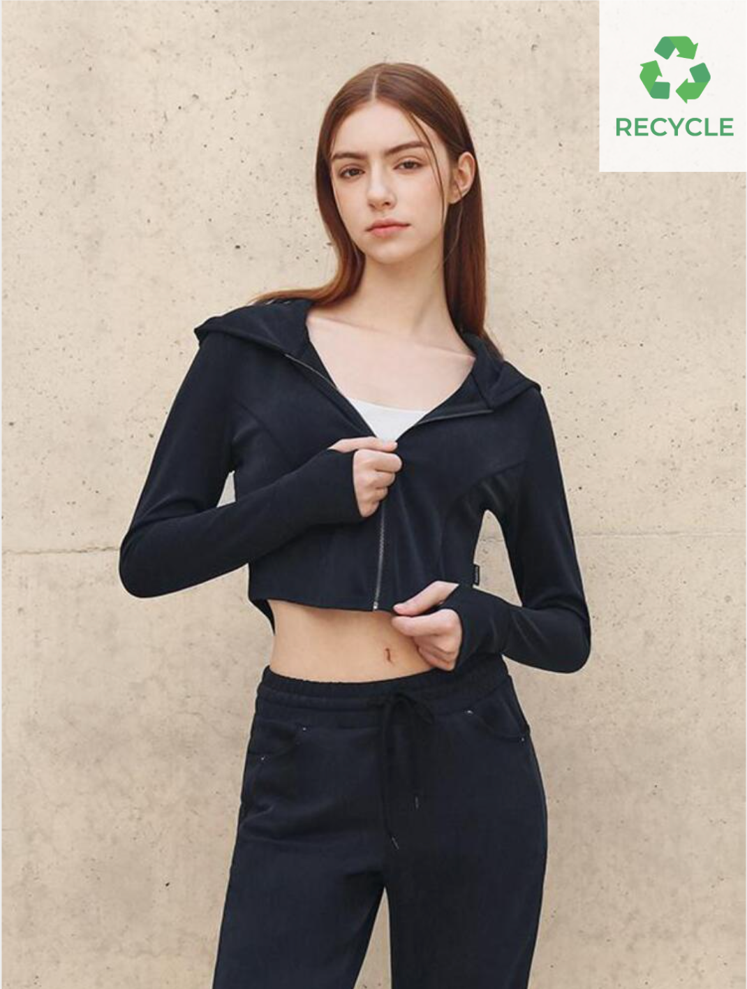 Recycle Line Hood Zip Up