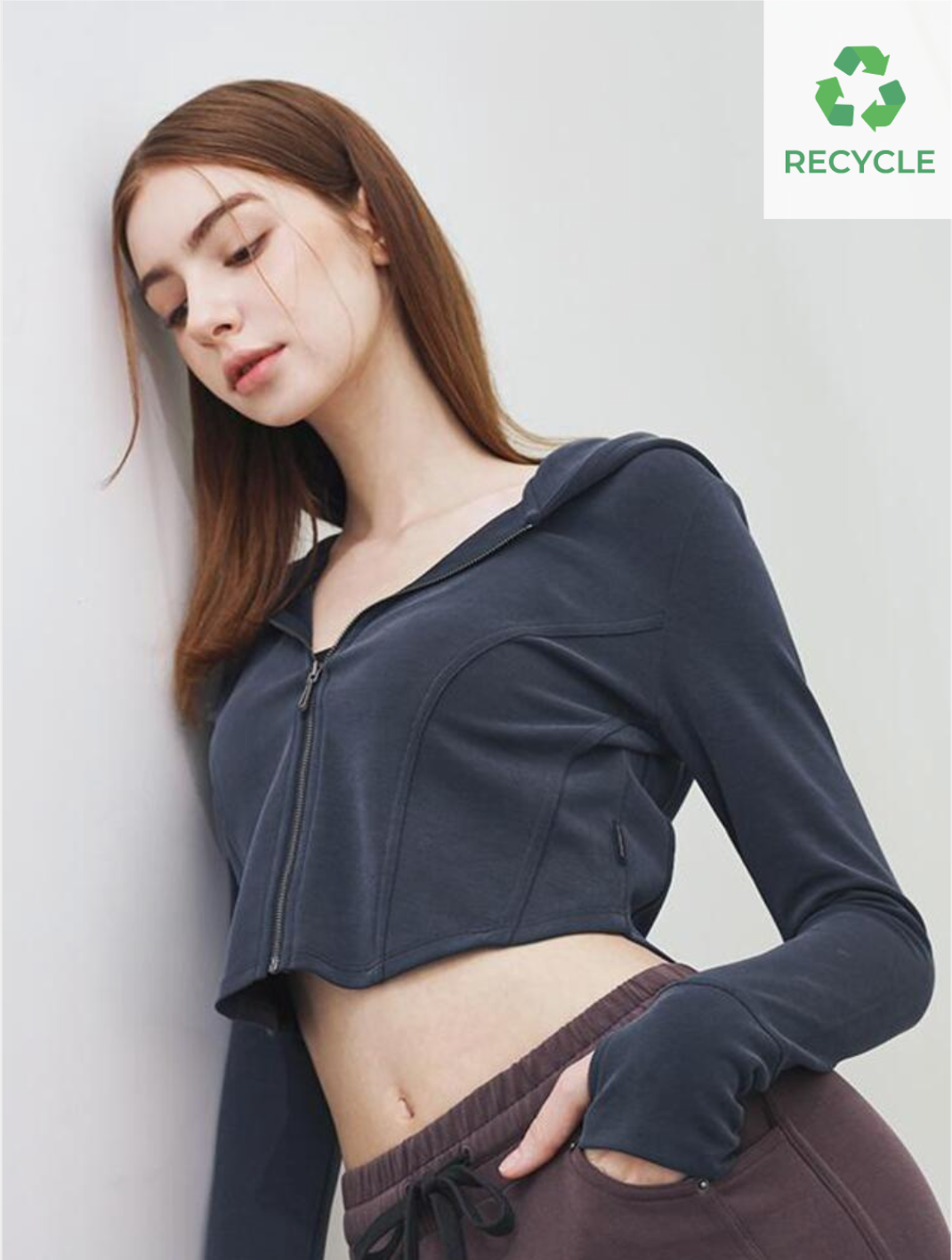 Recycle Line Hood Zip Up