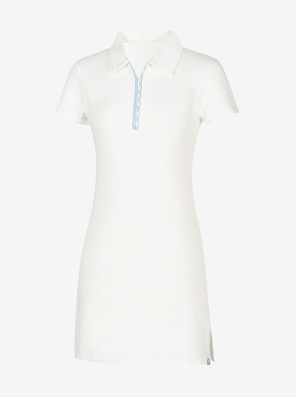 Snap line polo one piece