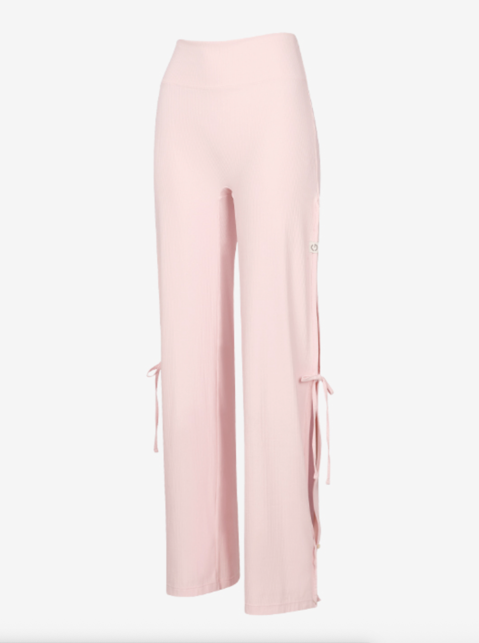 Elflex Rib Side Slit Wide Pants