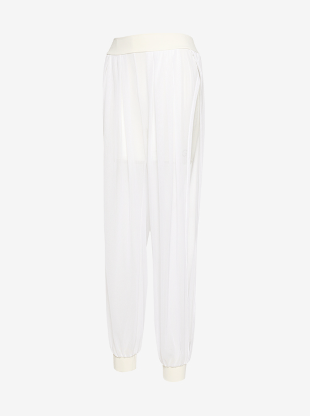 See-through Slit Harem Pants