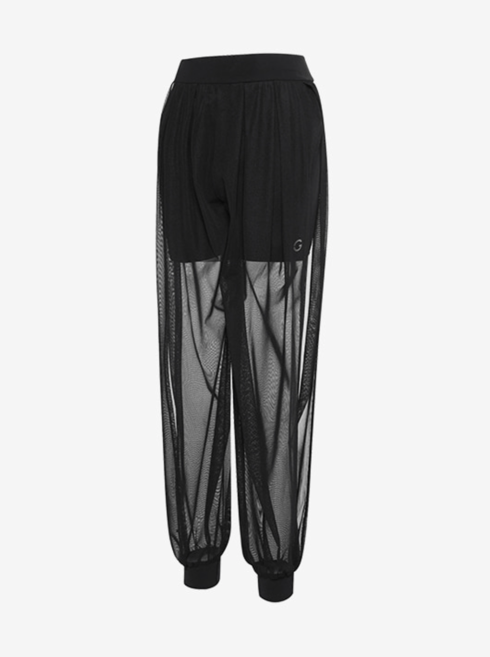 See-through Slit Harem Pants