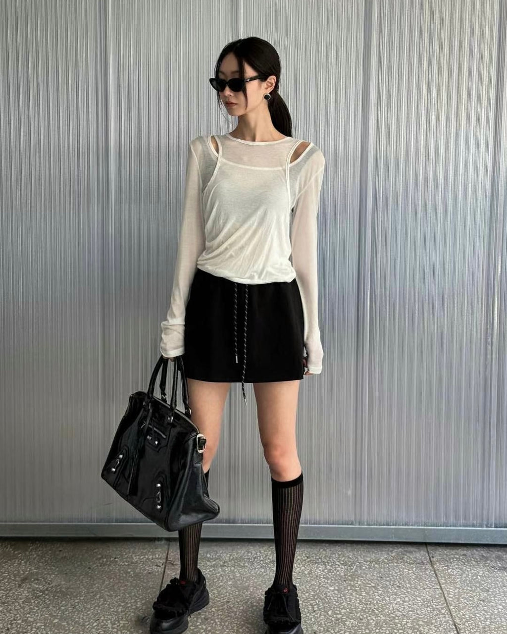 Double Layers Longsleeve Top