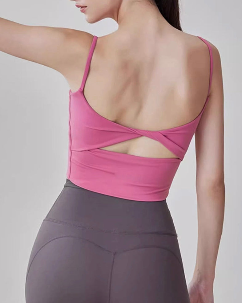 Tier Twisted Bra Top