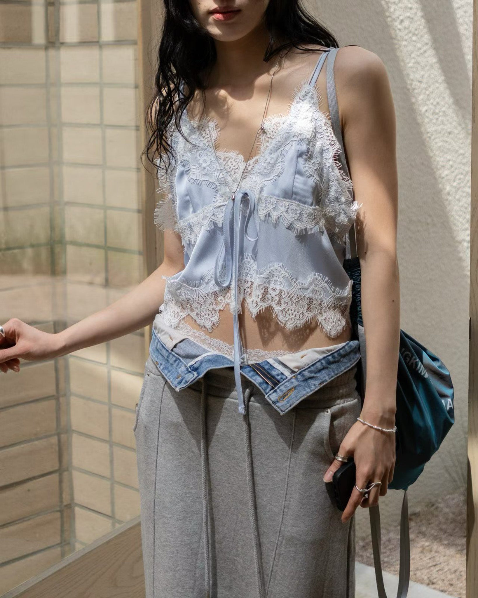 Fancy Lace Bustier Top