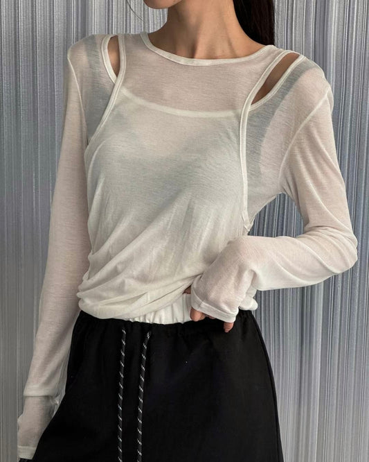 Double Layers Longsleeve Top