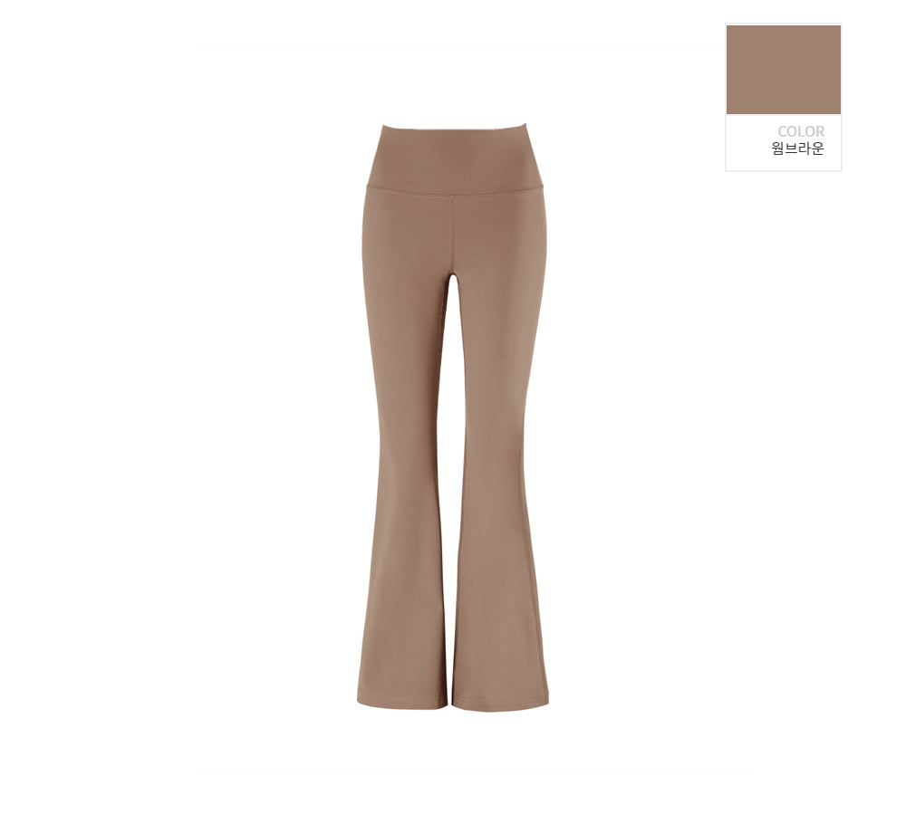 Back Waist X-Cross Bootcut Pants