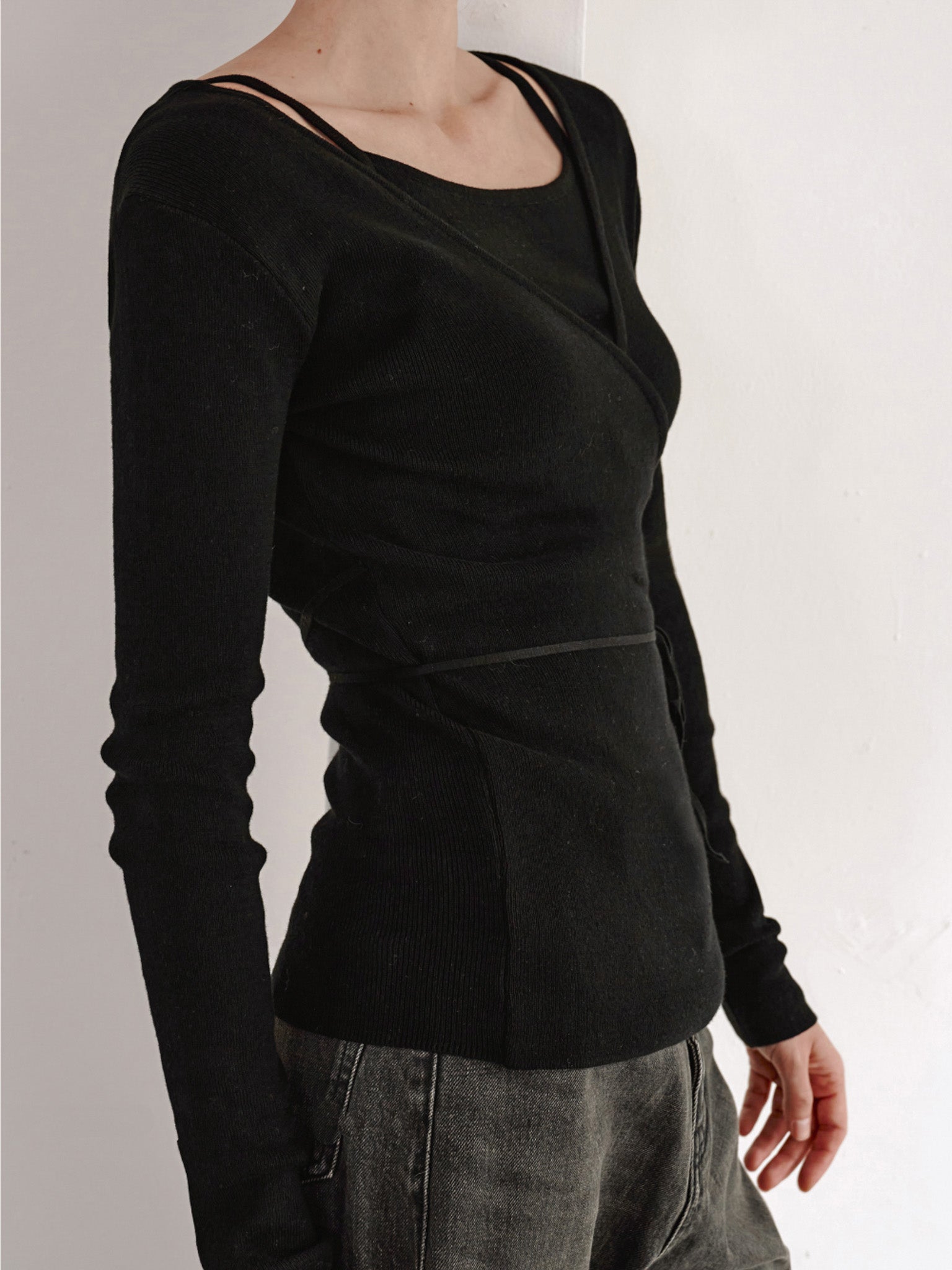 Layered Match Knit Set