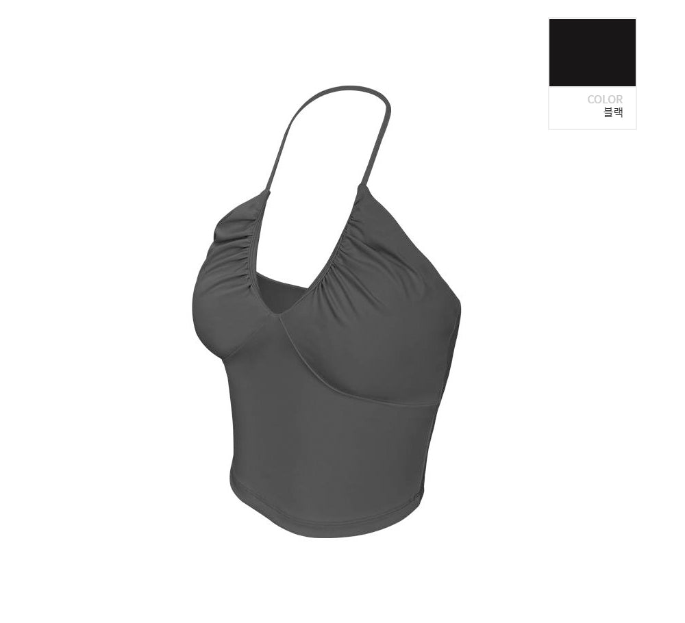 Eco Round Halter Bra Top