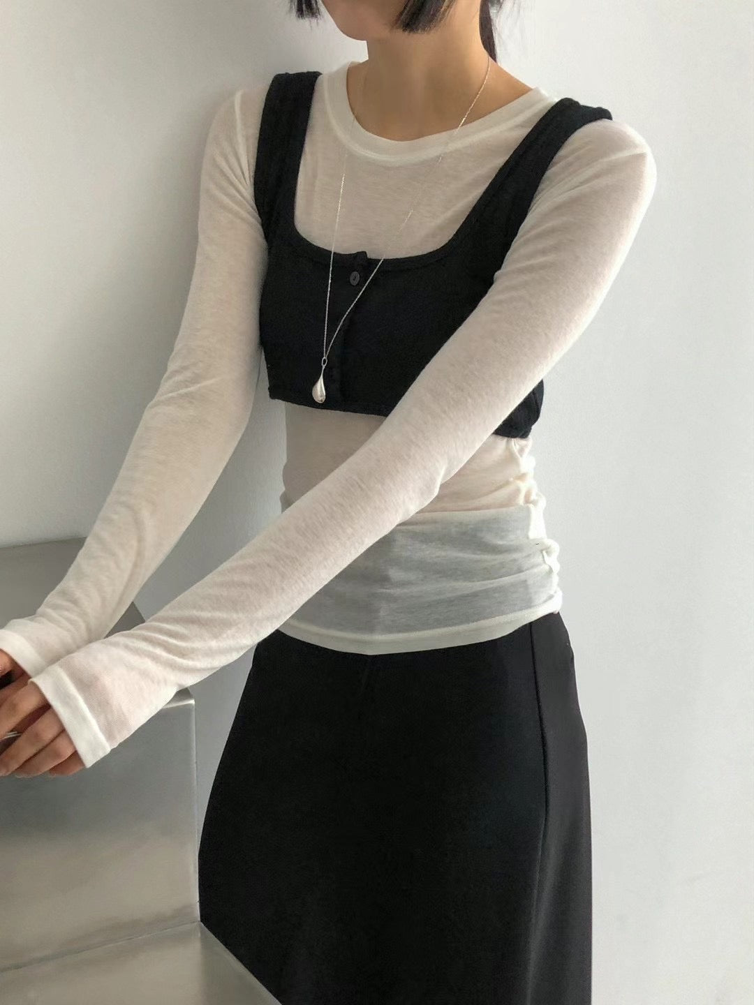 Autumn Essential Slim Fitted T-shirt