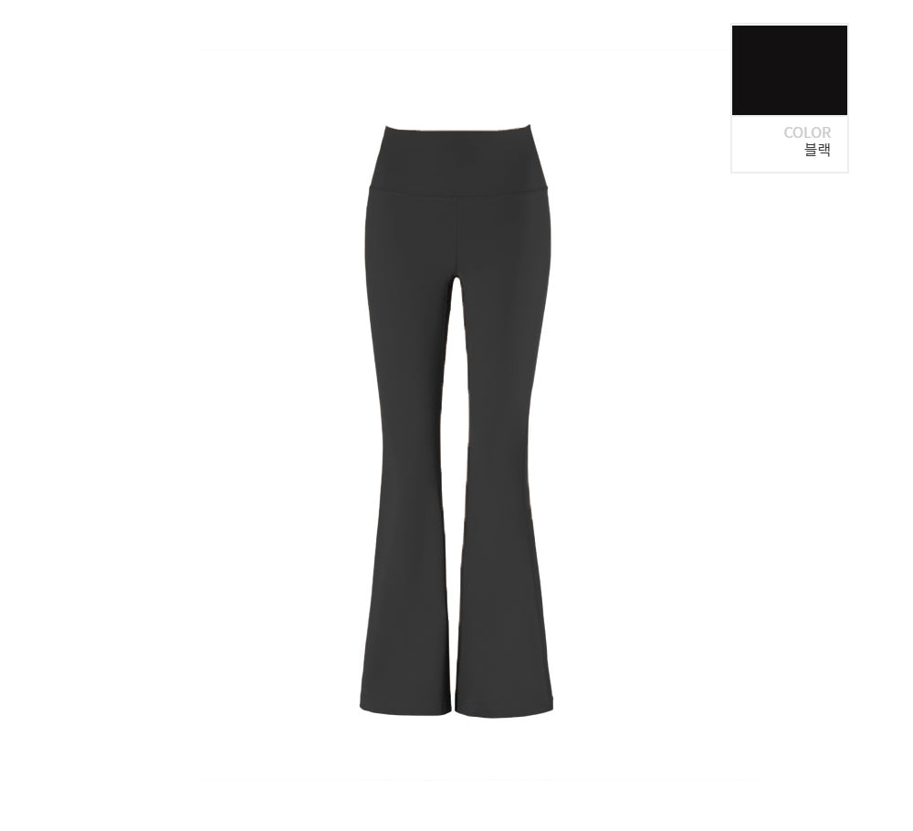 Back Waist X-Cross Bootcut Pants