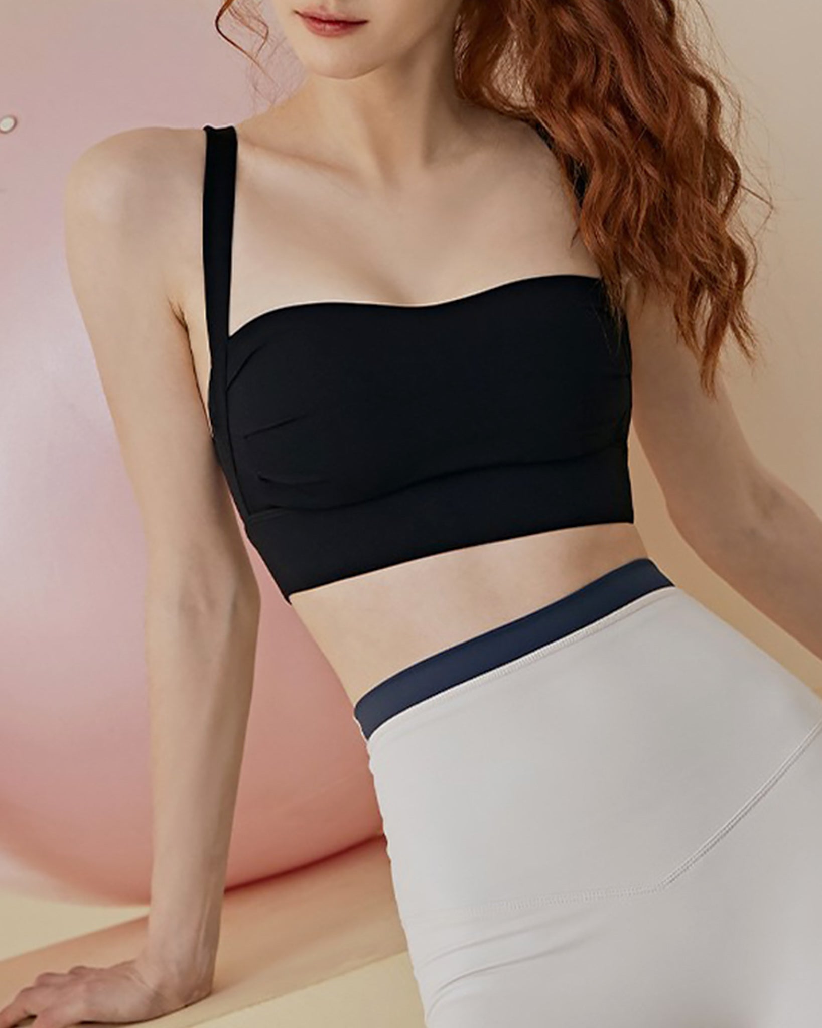 Half Back Open Bra Top [Lemon Lime ]