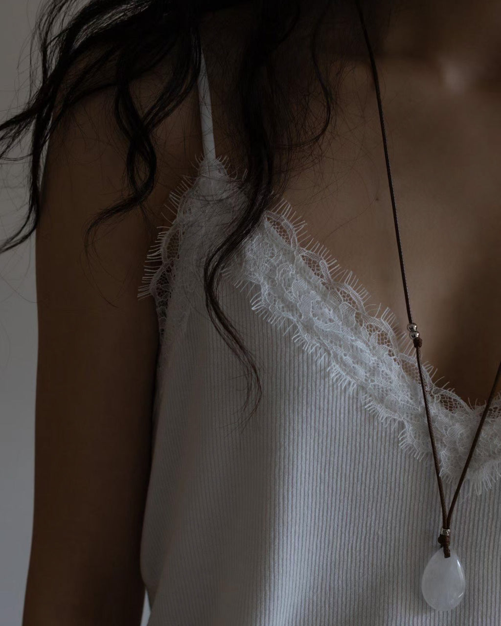 Long Length Lace Top