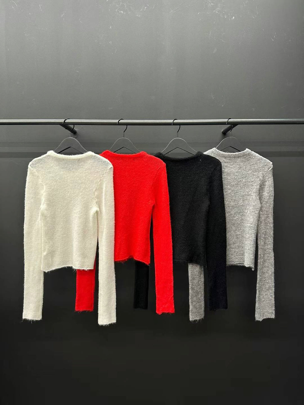 Mohair Round Cardigan
