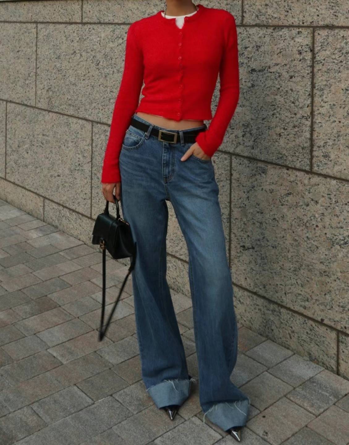 Mohair Round Cardigan