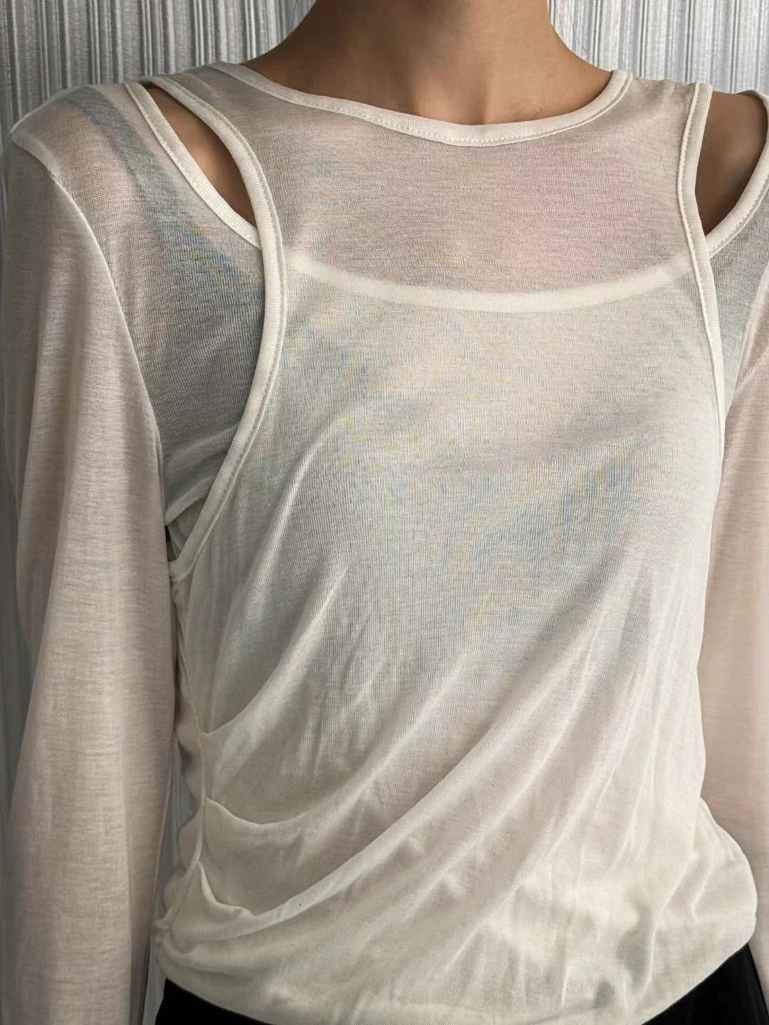Double Layers Longsleeve Top