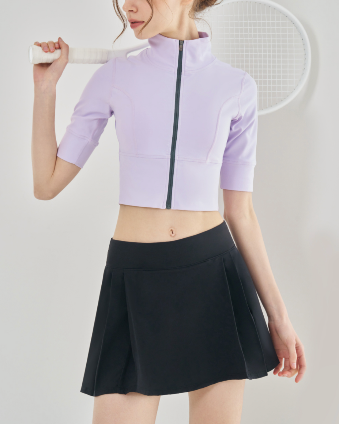 Labelle Crop Zip-up
