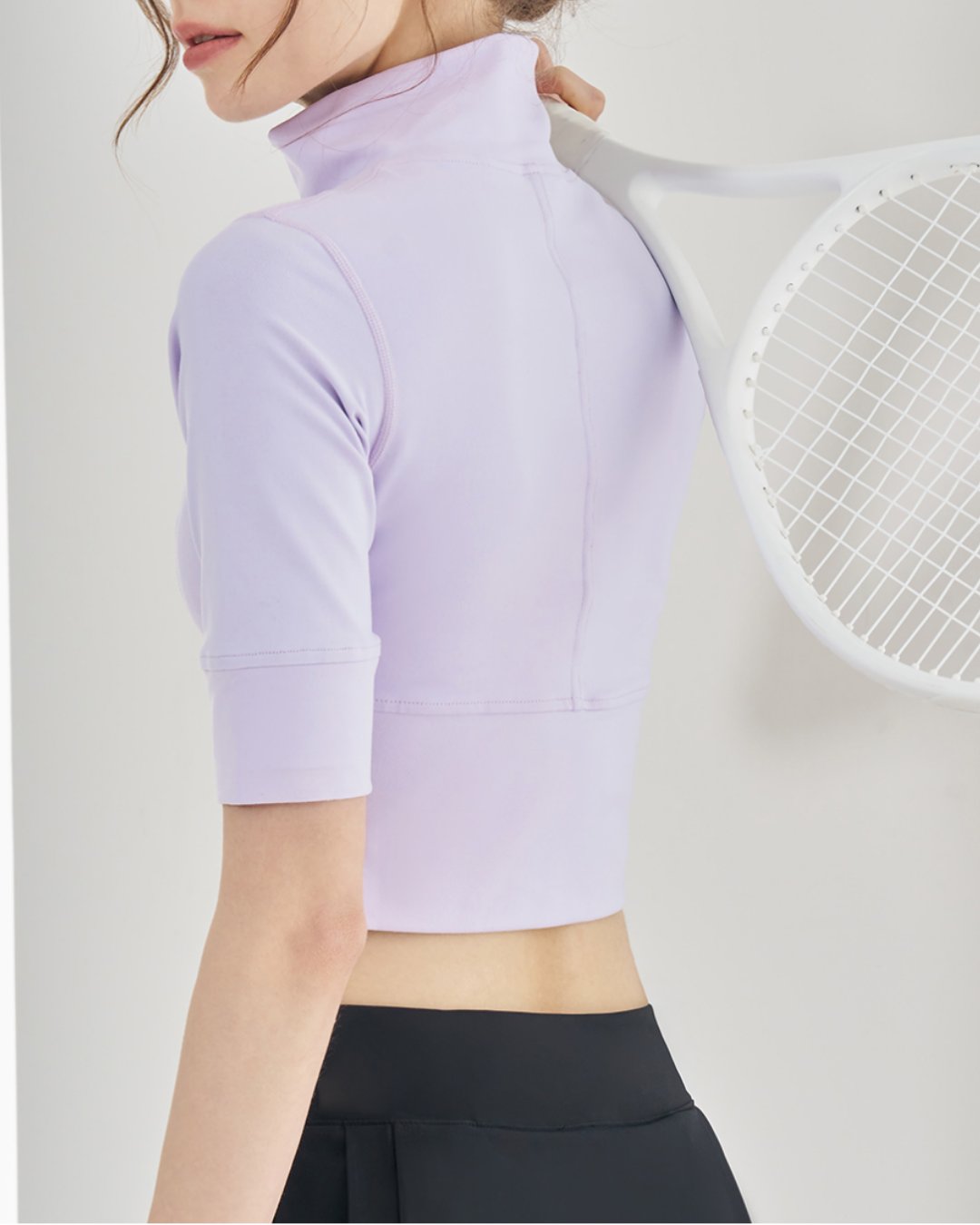 Labelle Crop Zip-up