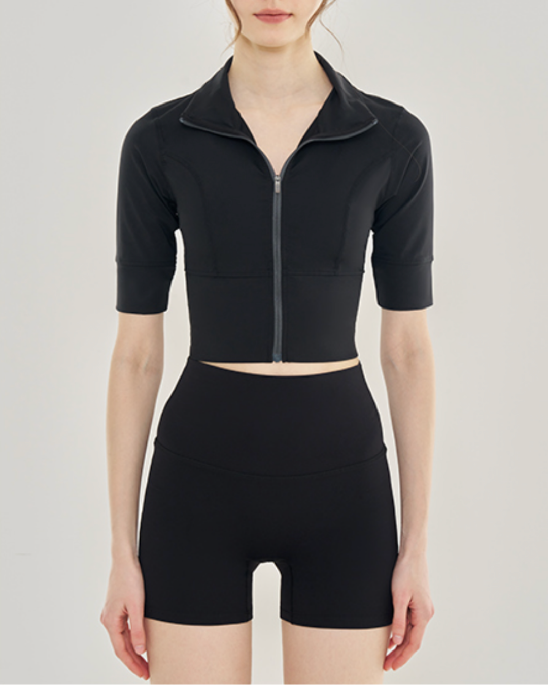 Labelle Crop Zip-up