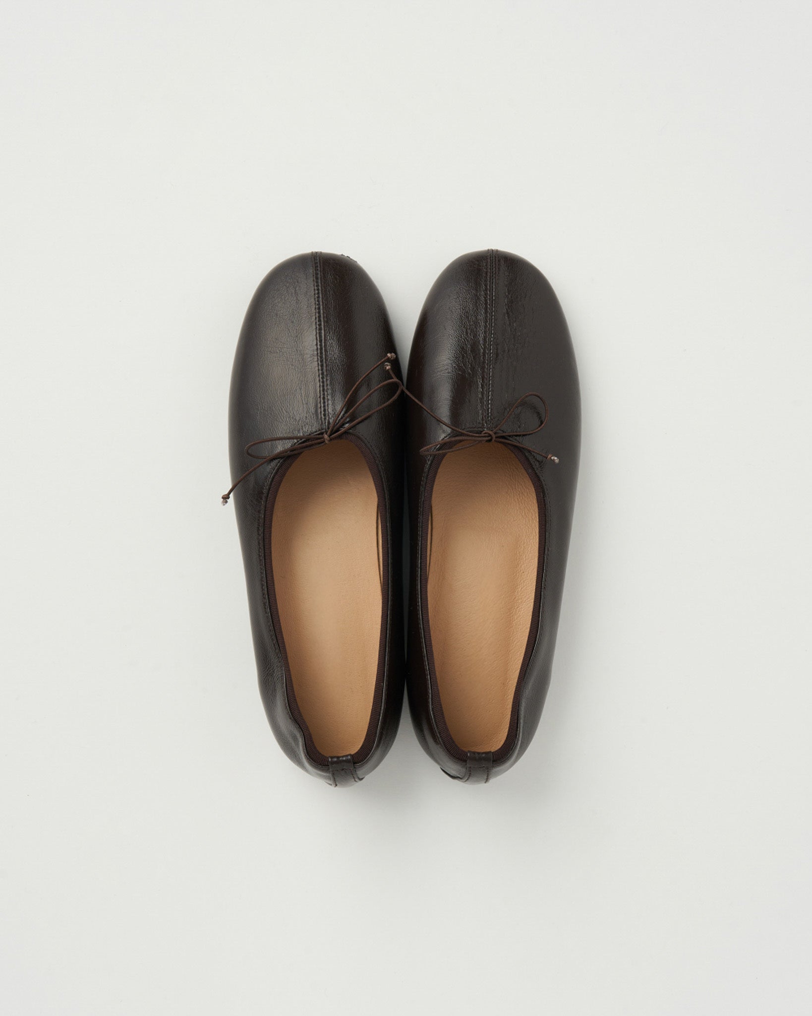Classic Red Italian Leather Flats