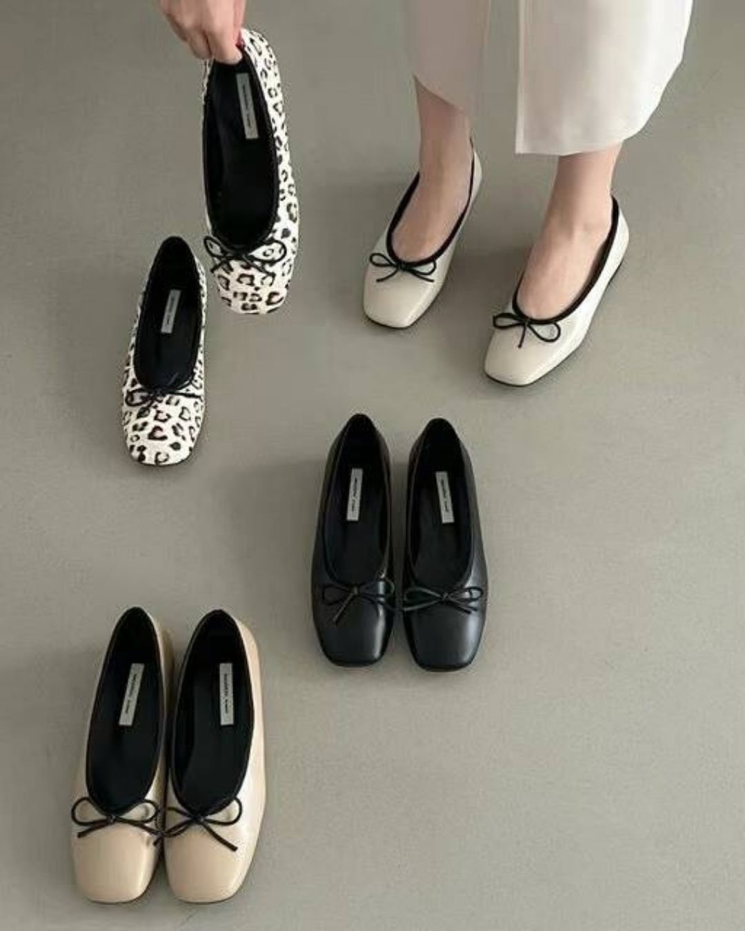 Square Toe Ballet Flat