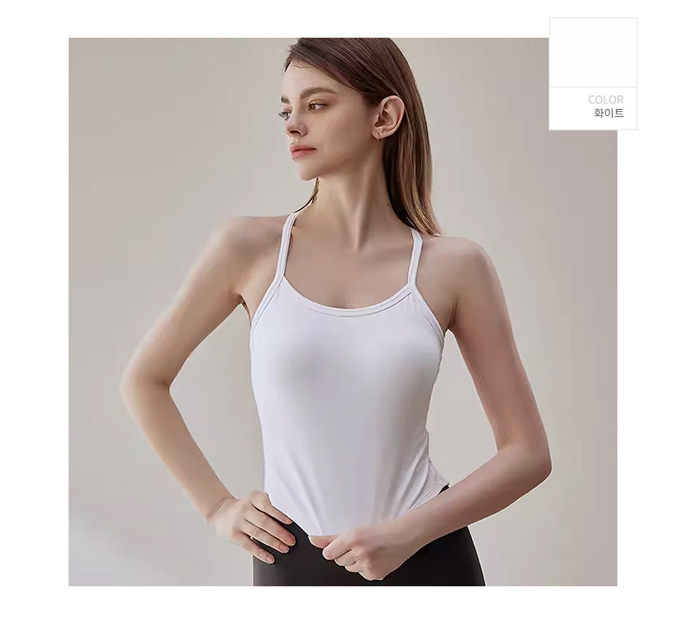 Back Diamond Strap Bra Top