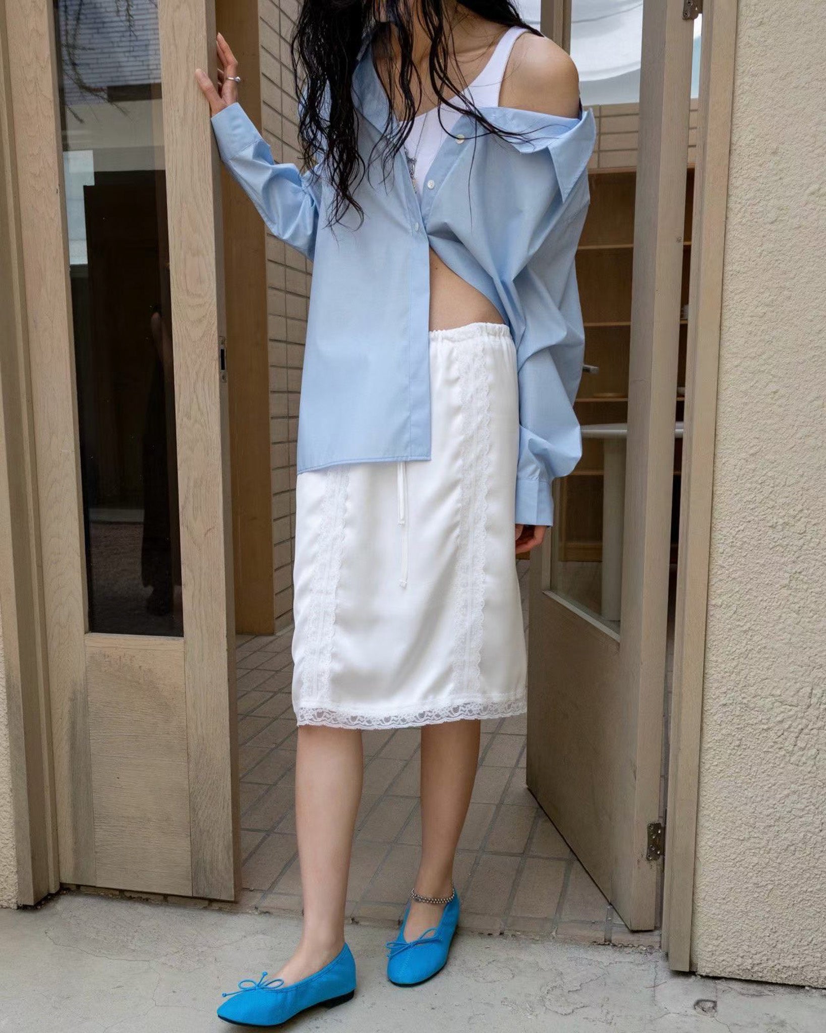 Silky Lace Skirt
