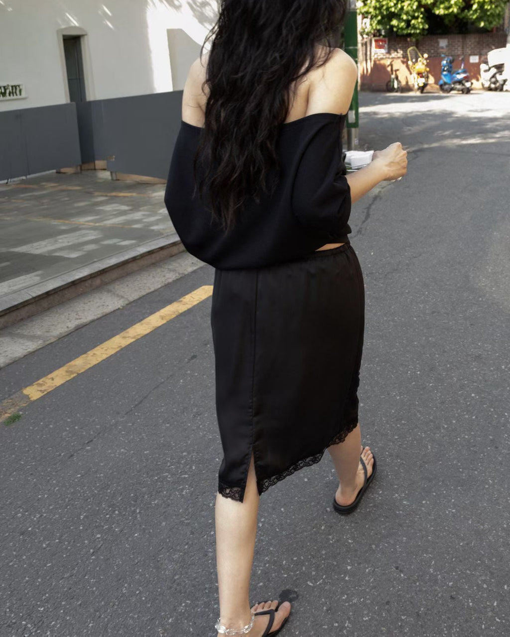 Silky Lace Skirt