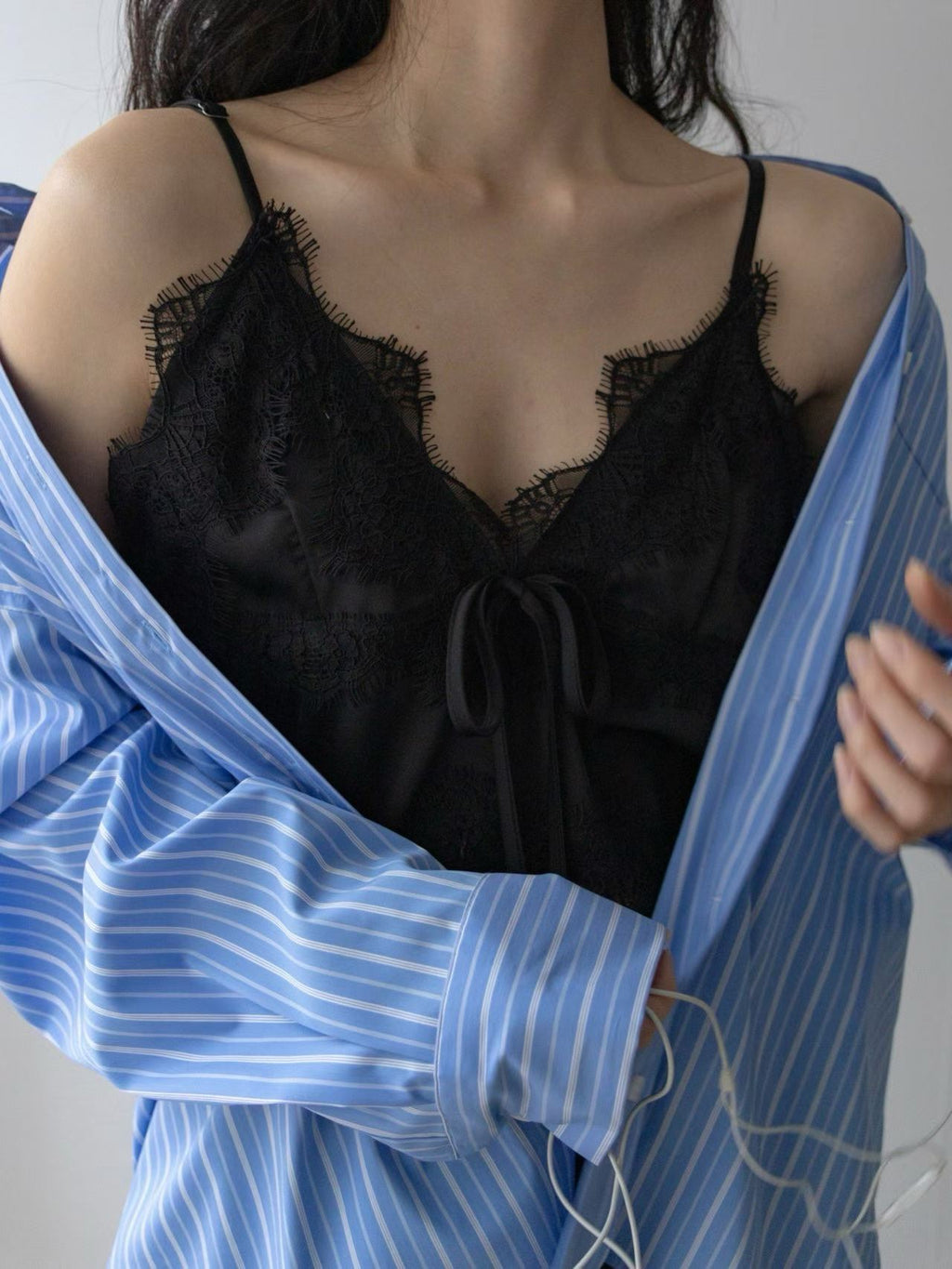 Fancy Lace Bustier Top