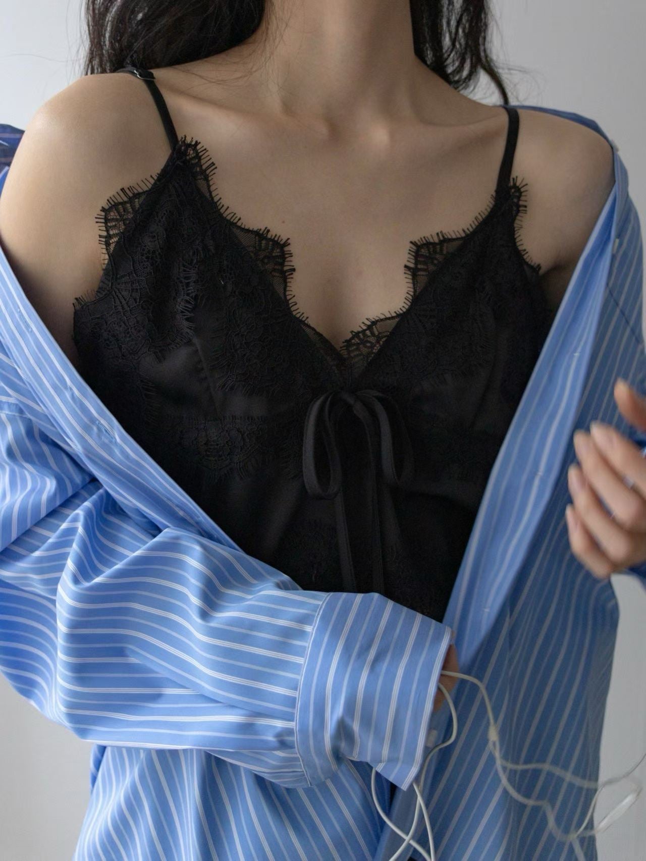Fancy Lace Bustier Top