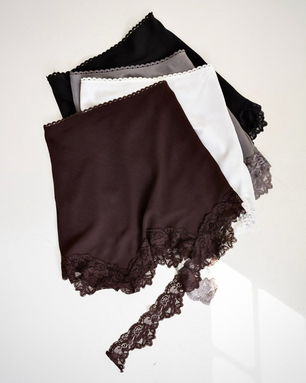 Romantic Lace Trim Skirt